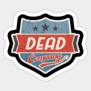 dead company vintage art Sticker